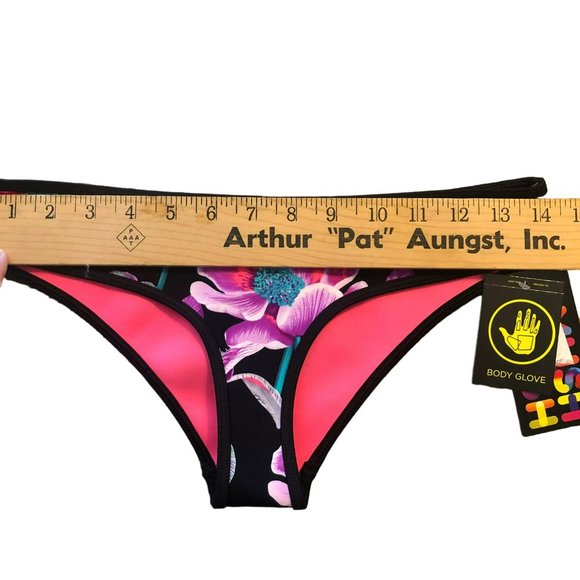 Body Glove Smush XS Floral Bikini Bottom NWT Super Stretchy - Picture 8 of 8